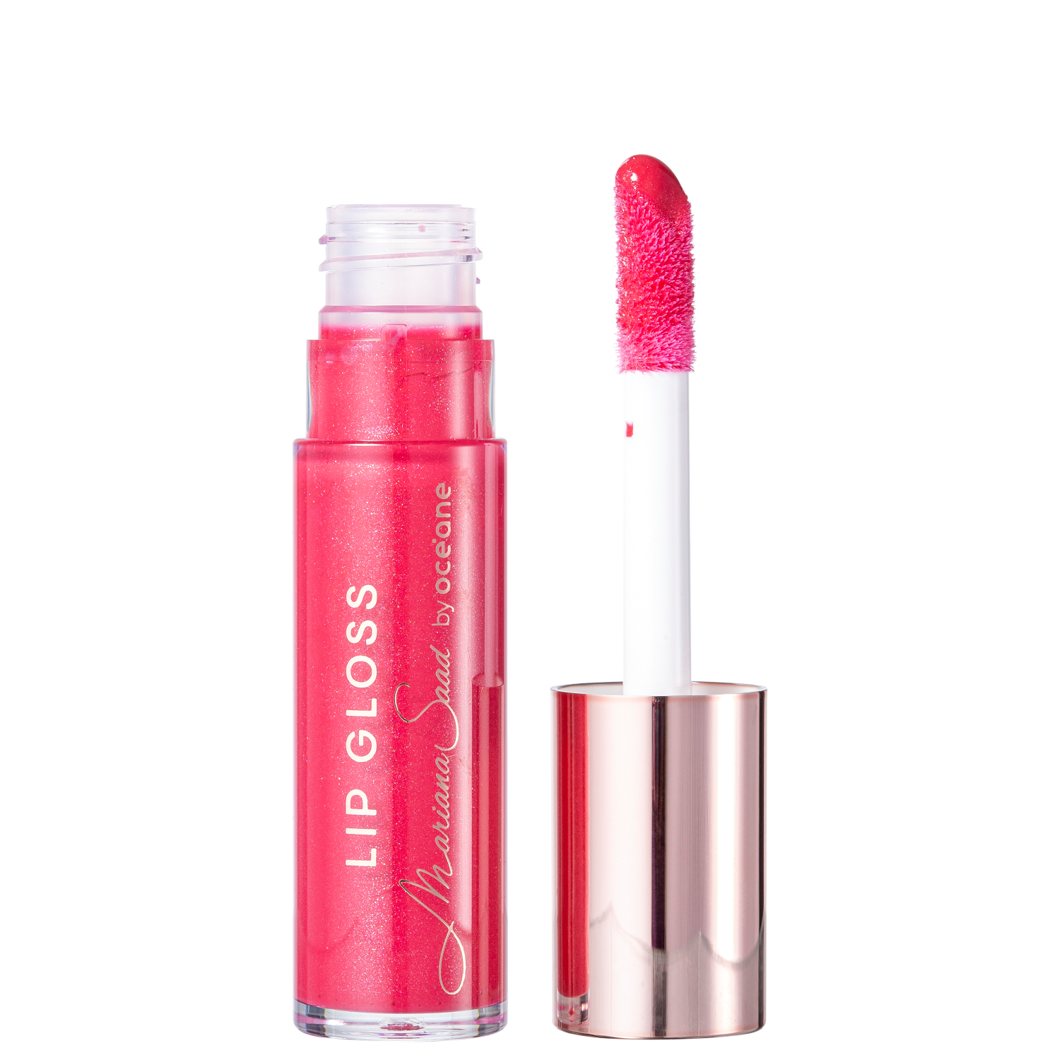 Gloss Labial Mariana Saad by Océane Berry Pink Glossy 3g