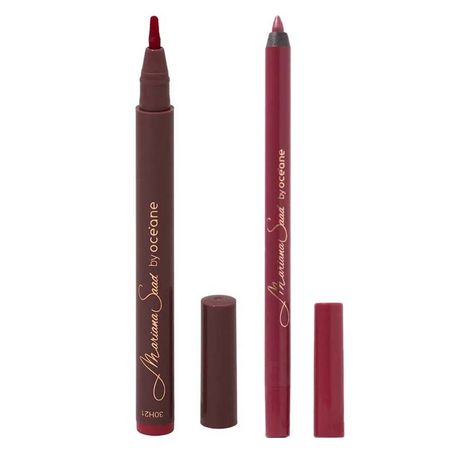 Kit Mariana Saad by Oceane (Lápis Labial Soul Mate + Caneta Batom Rose) 1 Unidade