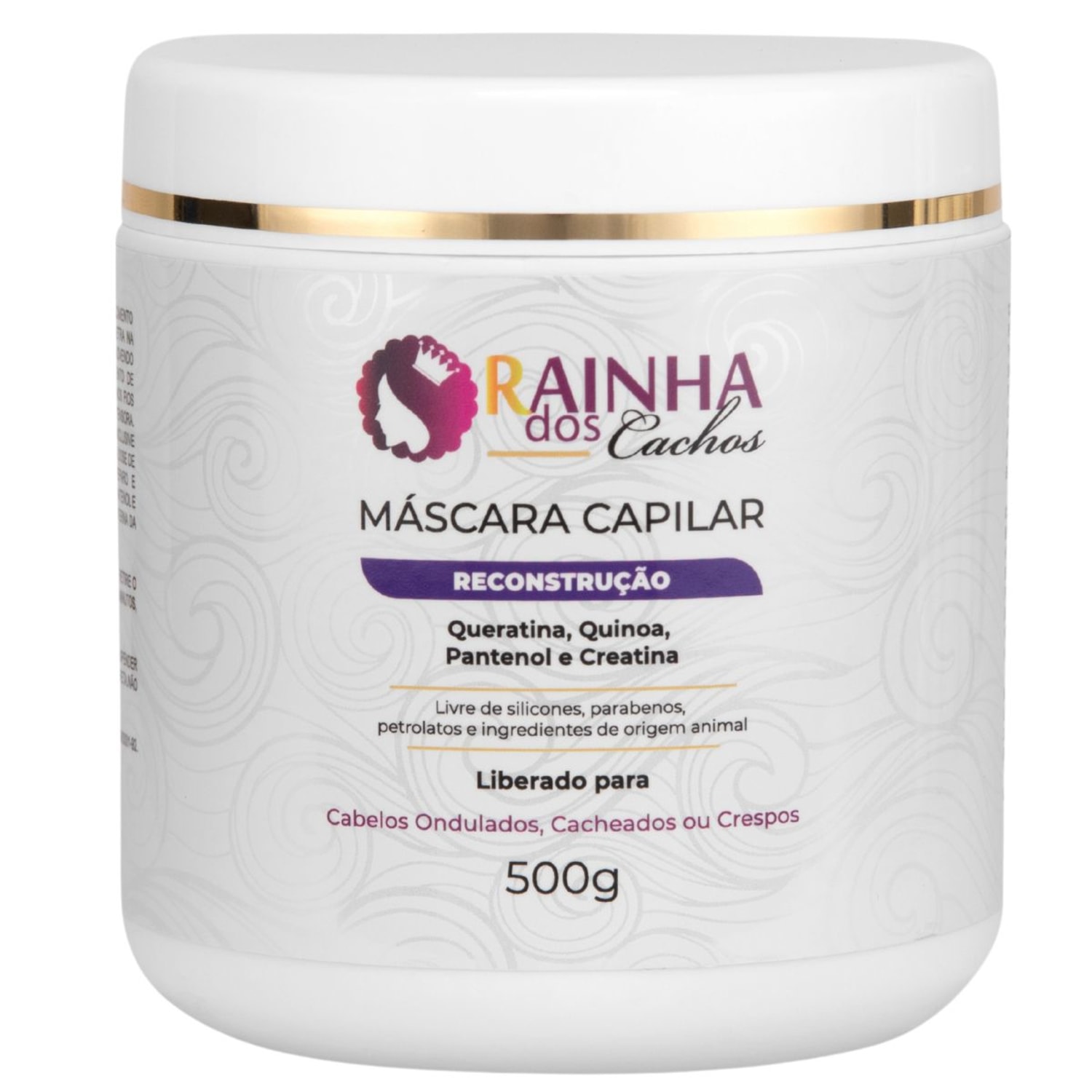 Máscara de Reconstrução Rainha dos Cachos 500g