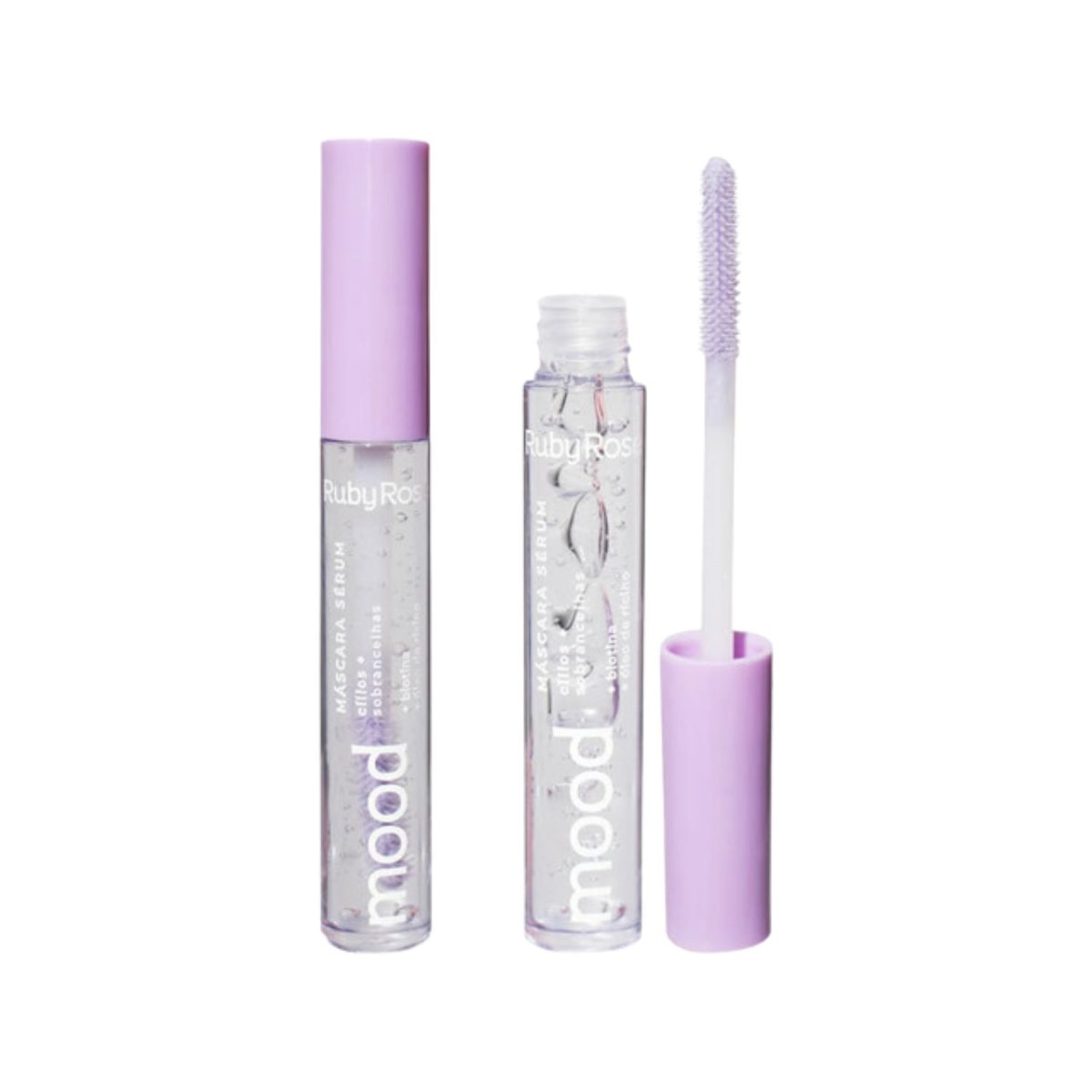 Máscara Sérum para Cílios e Sobrancelhas Ruby Rose Mood Incolor