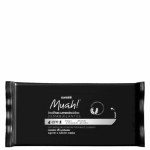Toalha Demaquilante Muah! Sumirê 16 Unidades Toalha Demaquilante Muah! Sumirê 16 Unidades