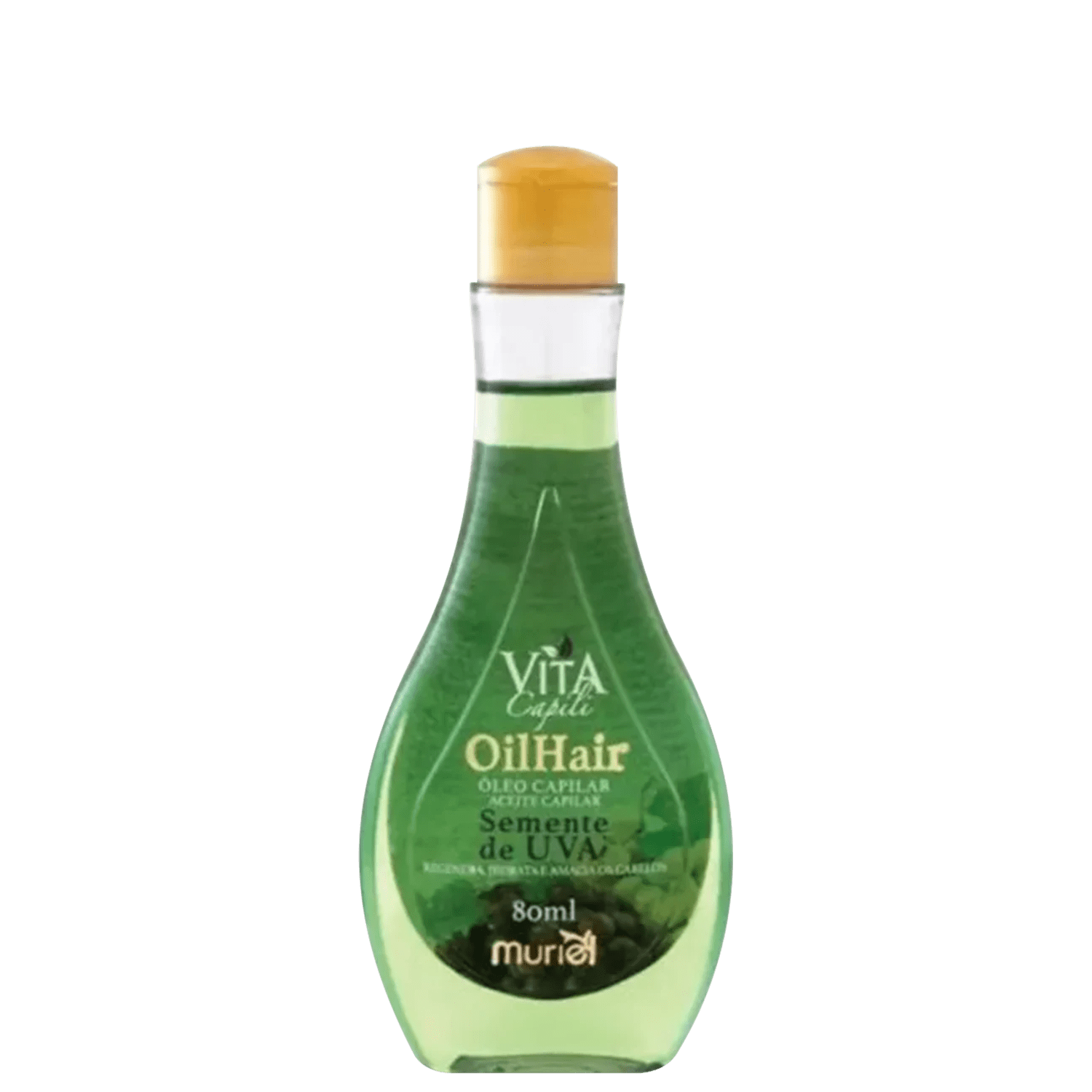 Óleo Mineral Capilar Muriel Vita Capili Semente De Uva 80ml