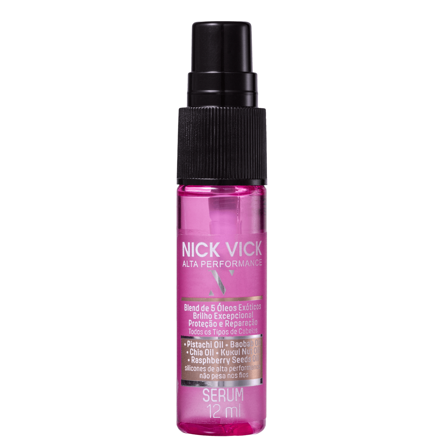 Sérum Capilar Nick & Vick Brilho Excepcional Proteção e Reparação 12ml