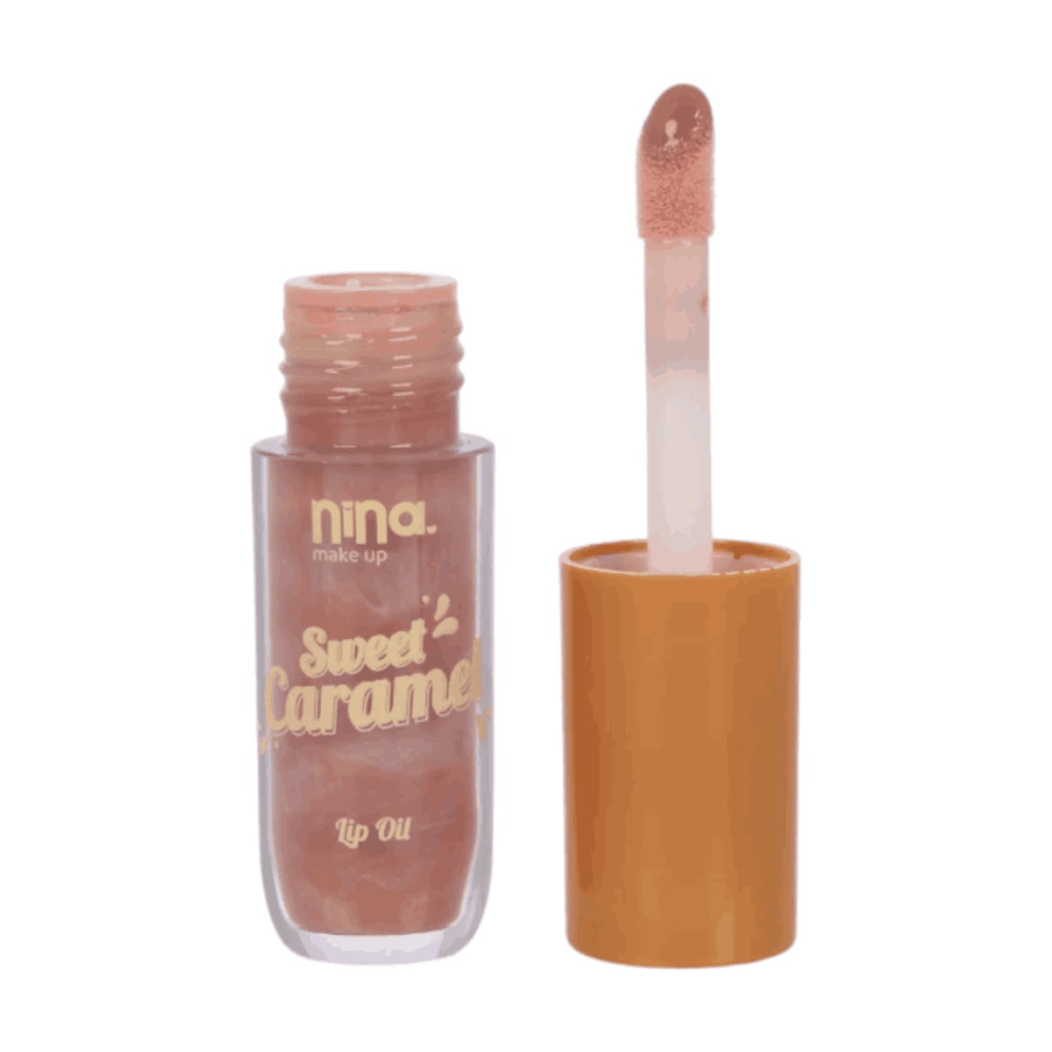 Lip Oil Nina Makeup Sweet Caramel Mauve 4ml