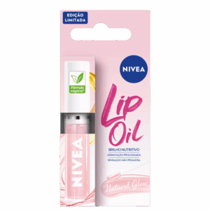 Lip Oil NIVEA Brilho Nutritivo Natural Glow 5,5ml Lip Oil NIVEA Brilho Nutritivo Natural Glow 5,5ml
