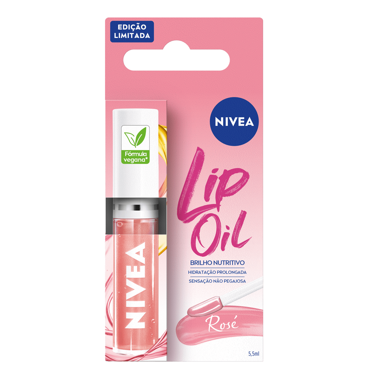 Lip Oil NIVEA Brilho Nutritivo Rosé 5,5ml