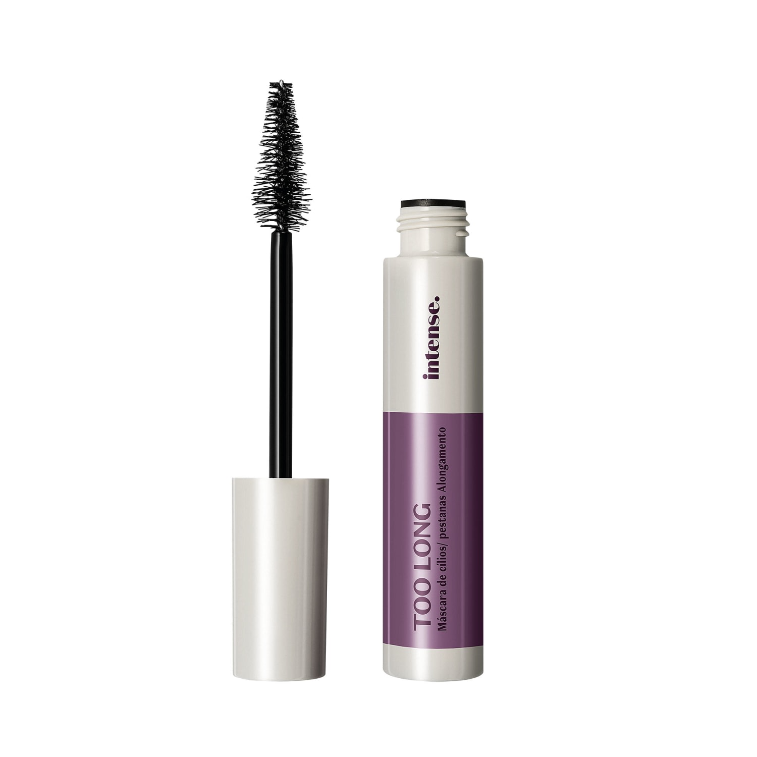 Máscara de Cílios O Boticário Intense Too Long Preta 11g