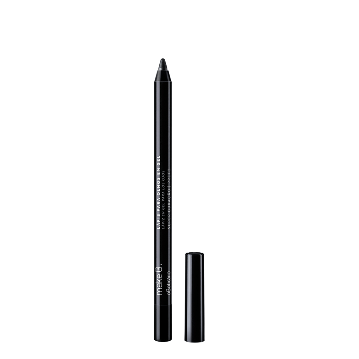 Lápis de Olho em Gel O Boticário Make B. Ultrablack 1,2g