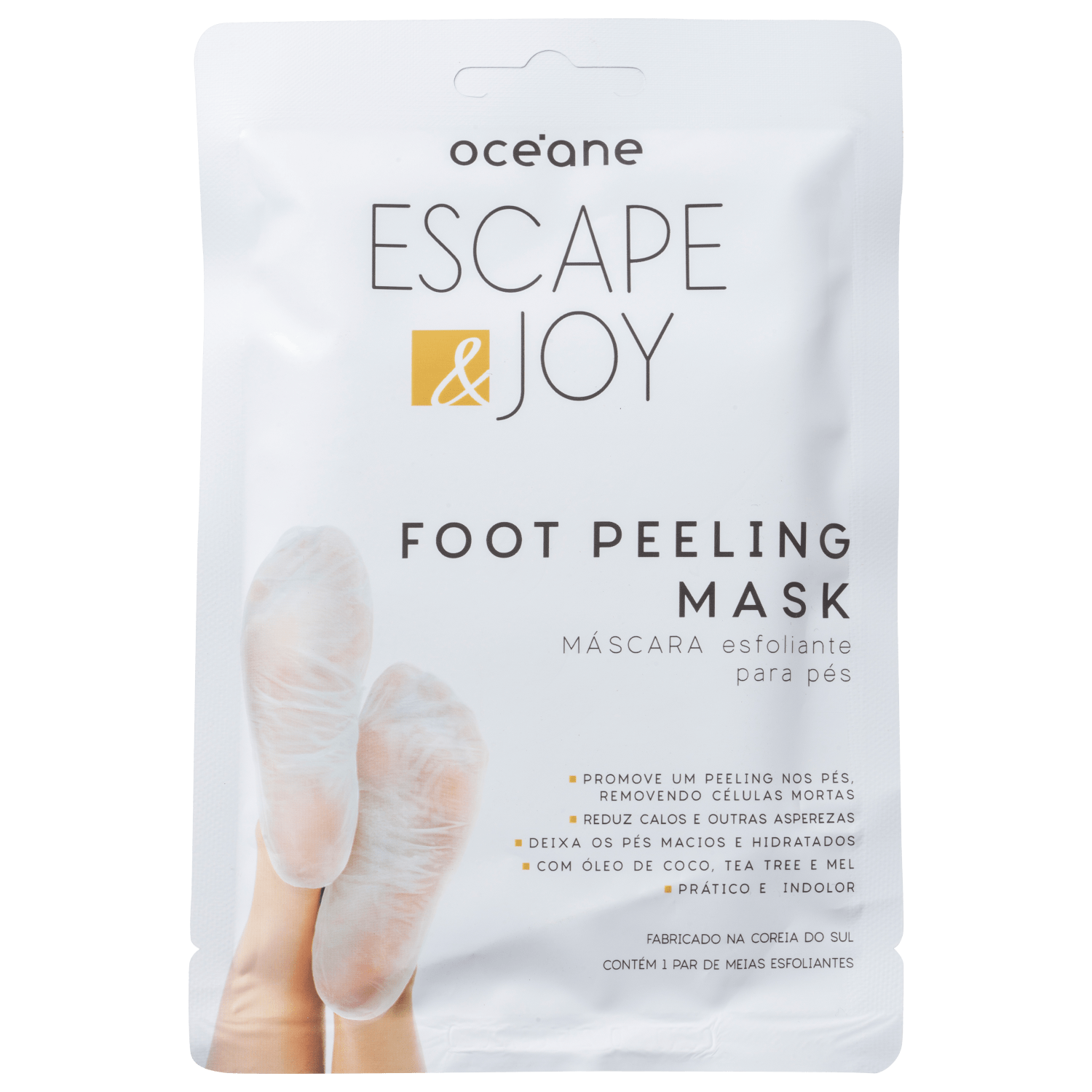 Máscara Para Os Pés Oceane Escape E Joy Foot Peeling Mask 1 Par