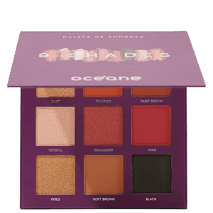 Paleta de Sombras Océane Purple 9 Shades 25g Paleta de Sombras Océane Purple 9 Shades 25g