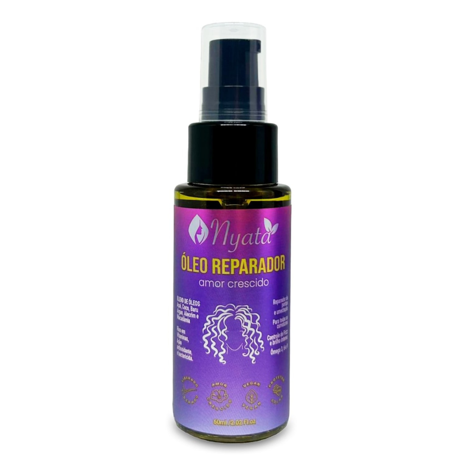 Óleo Reparador Nyata Amor Crescido (Blend De Óleos) 60ml