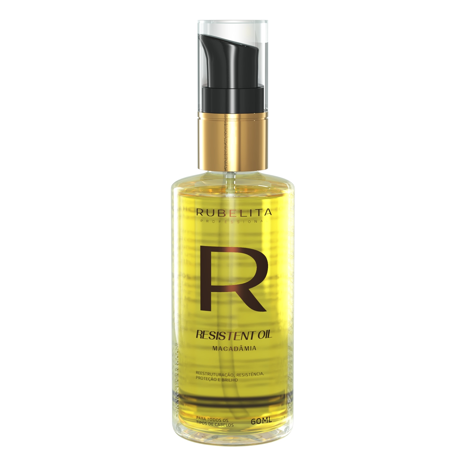 Óleo Reparador Rubelita Professional Resistent Oil Macadâmia 60ml