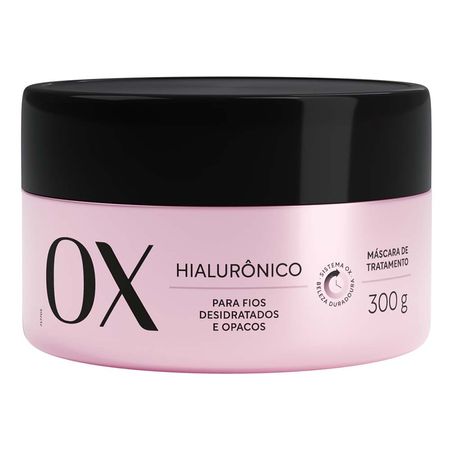 Máscara de Tratamento OX Cosmeticos Hialuronico Hidratação Preenchedora 300g