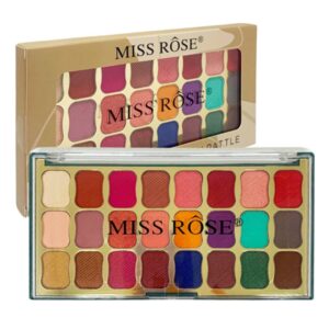 Paleta de Sombras Miss Rôse 24 Cores 7001-017M6 Paleta de Sombras Miss Rôse 24 Cores 7001-017M6