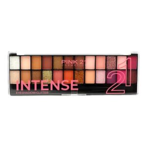 Paleta de Sombras e Glitter Pink 21 Intense Cor 1