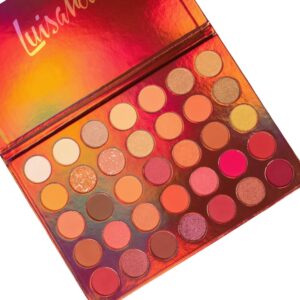 Paleta de Sombras Luisance Heat 35 Cores