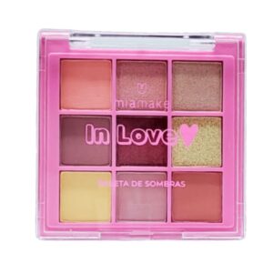 Paleta de Sombras Mia Make In Love 9 Cores Cor 03