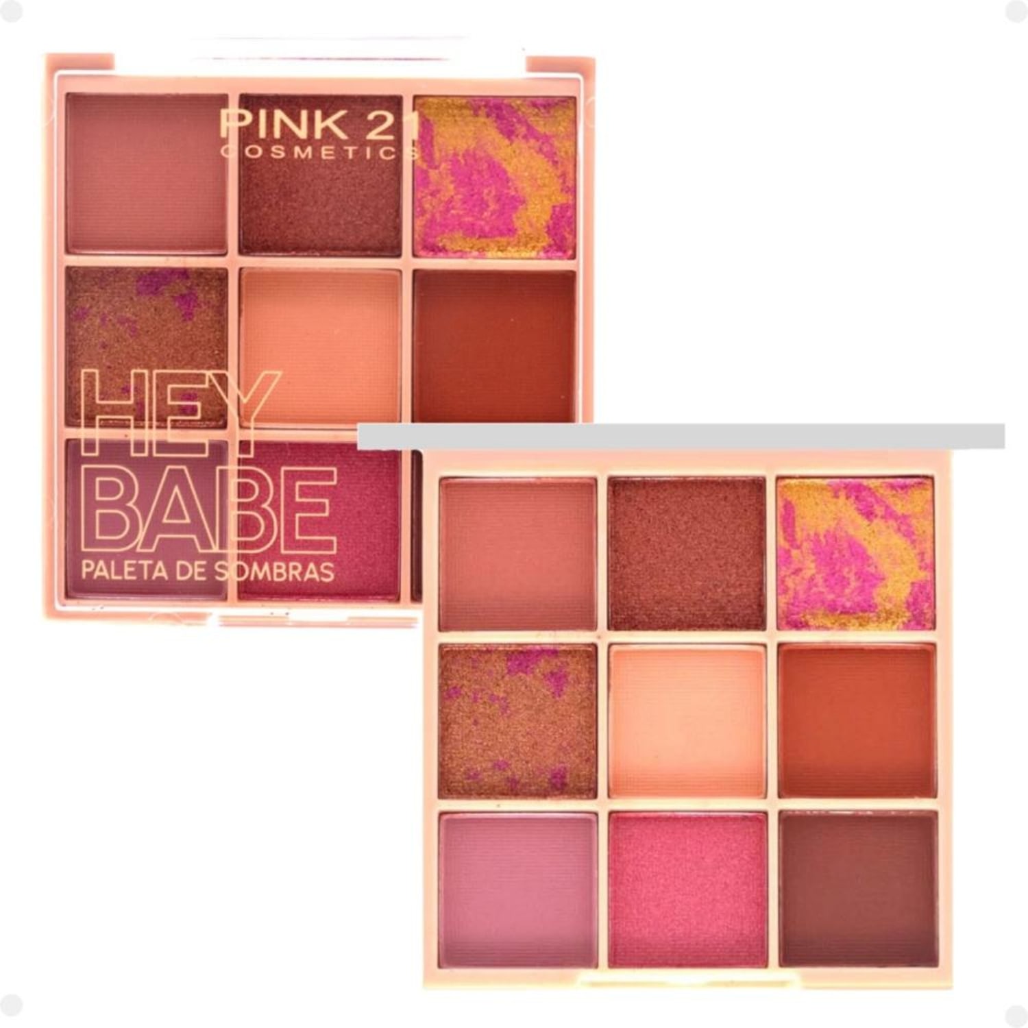 Paleta de Sombras Pink 21 Hey Babe 3 9g