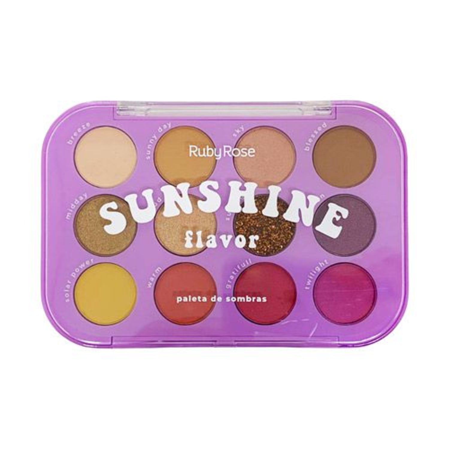 Paleta de Sombras Ruby Rose Sunshine Flavor HB1092