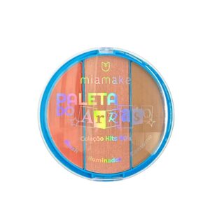 Paleta Blush Iluminador Contorno Mia Make do Arraso Sem G.
