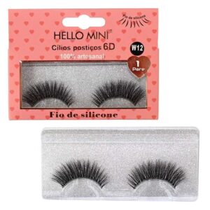 Cílios Hello Mini 6D W12 1 par Cílios Hello Mini 6D W12 1 par
