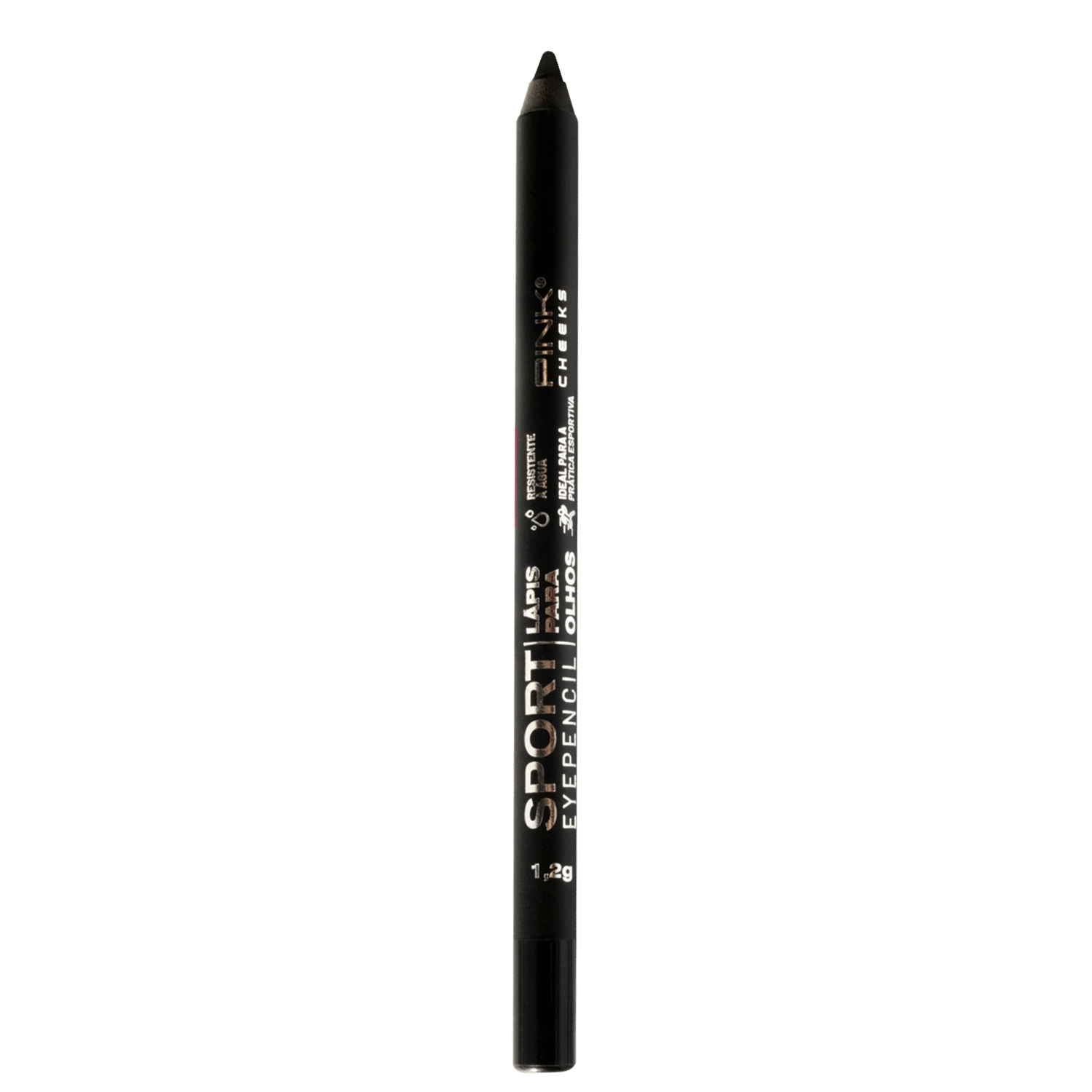 Lápis de Olho Pink Cheeks Sport Preto 1,2g