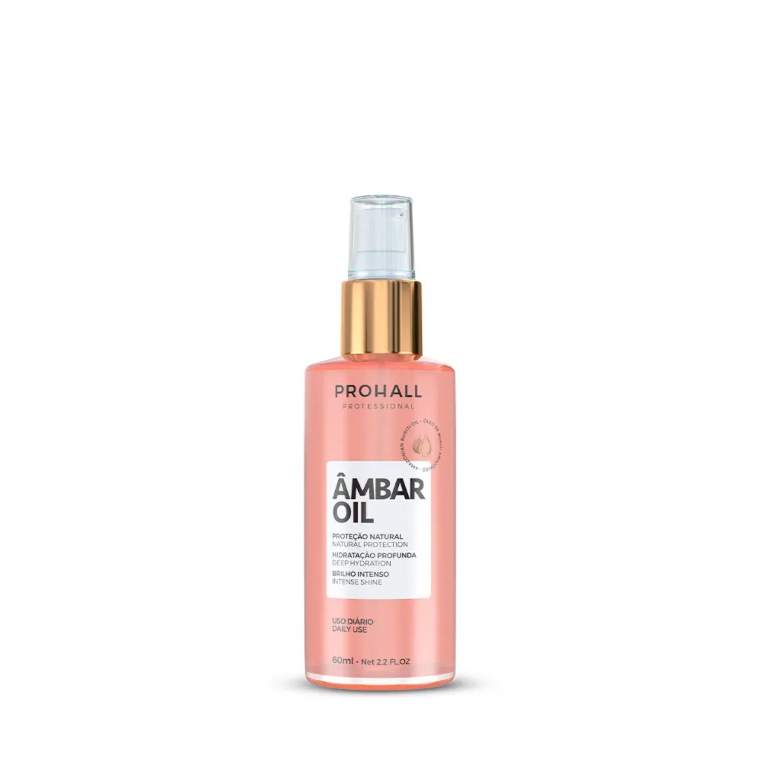Óleo Finalizador Capilar Prohall Cosmetic Âmbar Oil 60ml