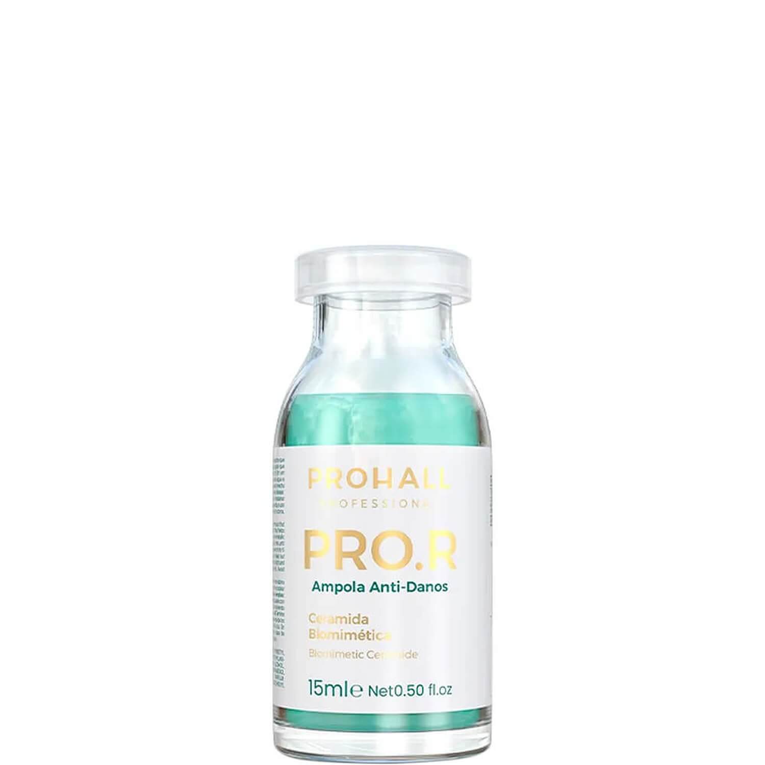 Ampola Prohall Pro.R Anti-Danos Ceramida Biomimética 15ml
