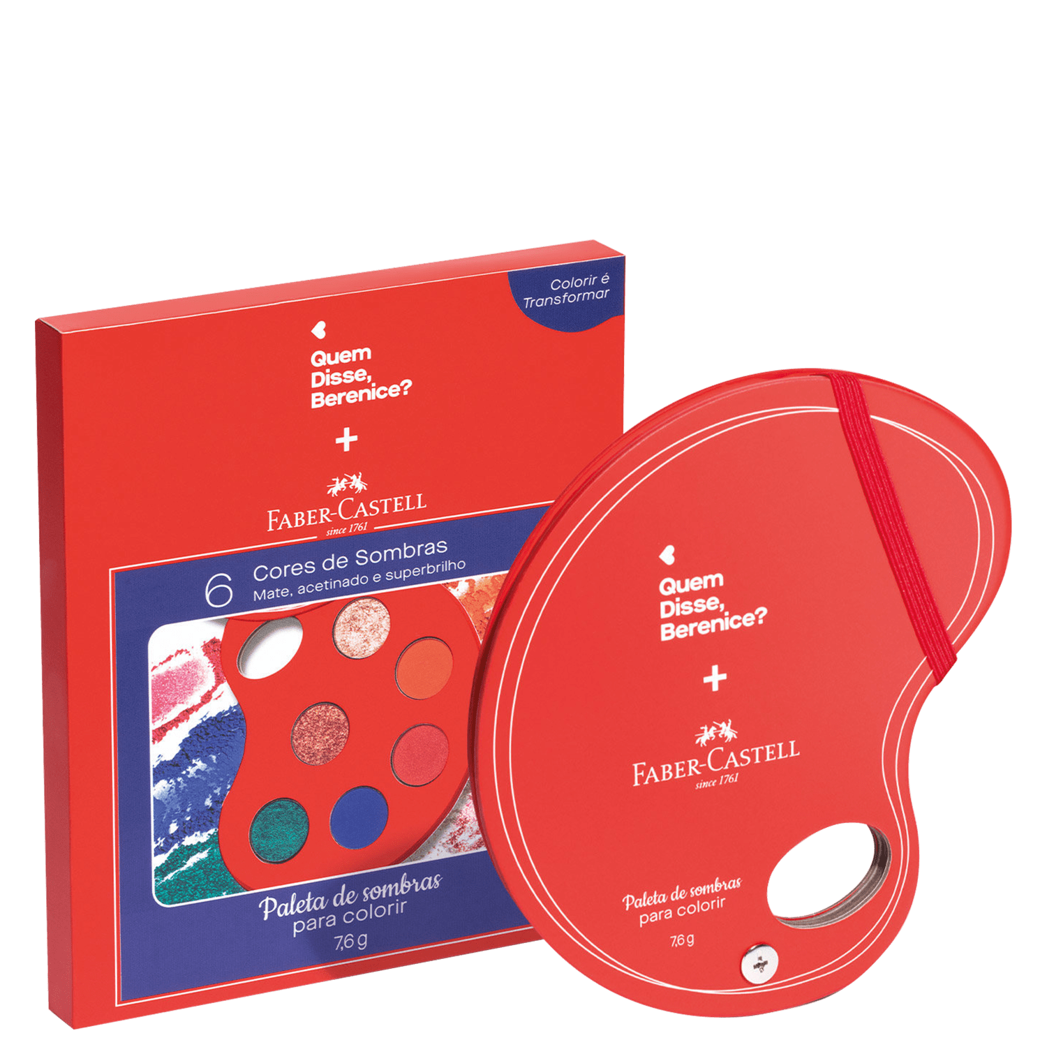 Paleta de Sombras Quem Disse Berenice Faber-Castell 7,6g