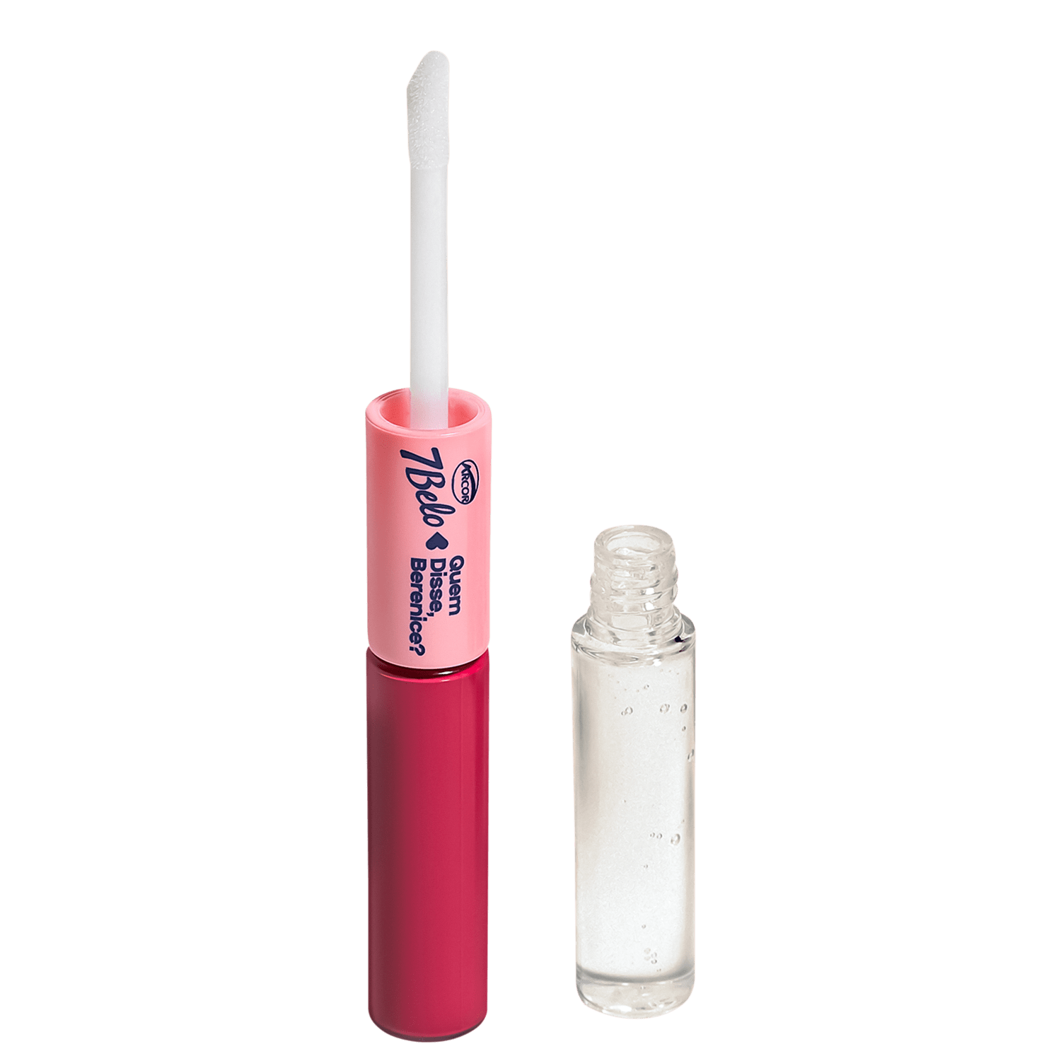 Batom Duo Gloss Quem Disse Berenice QDB 7belo Rosa Único 8ml