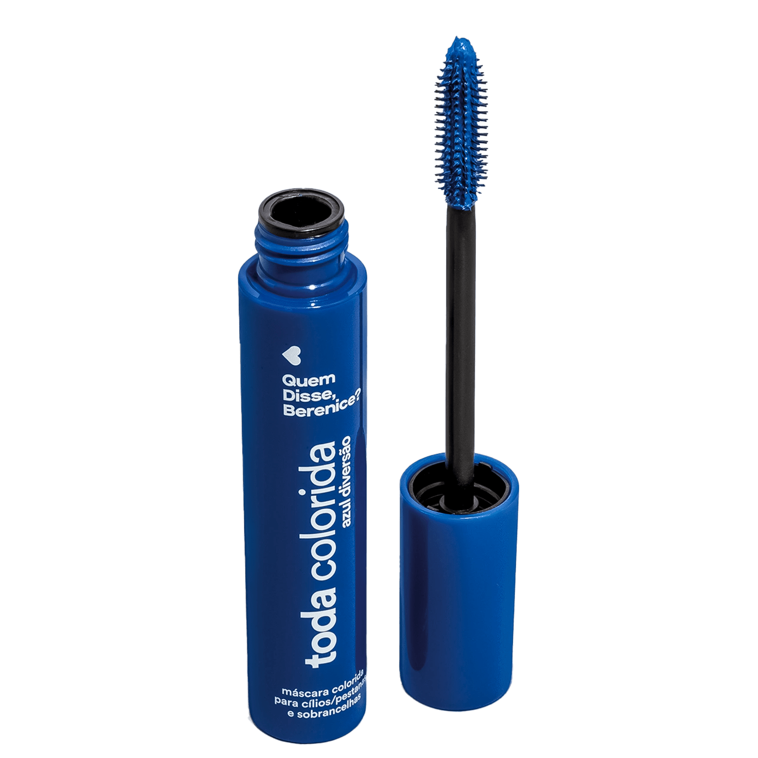 Máscara para Cílios e Sobrancelhas Quem Disse Berenice Toda Colorida Azul Diversão 10g