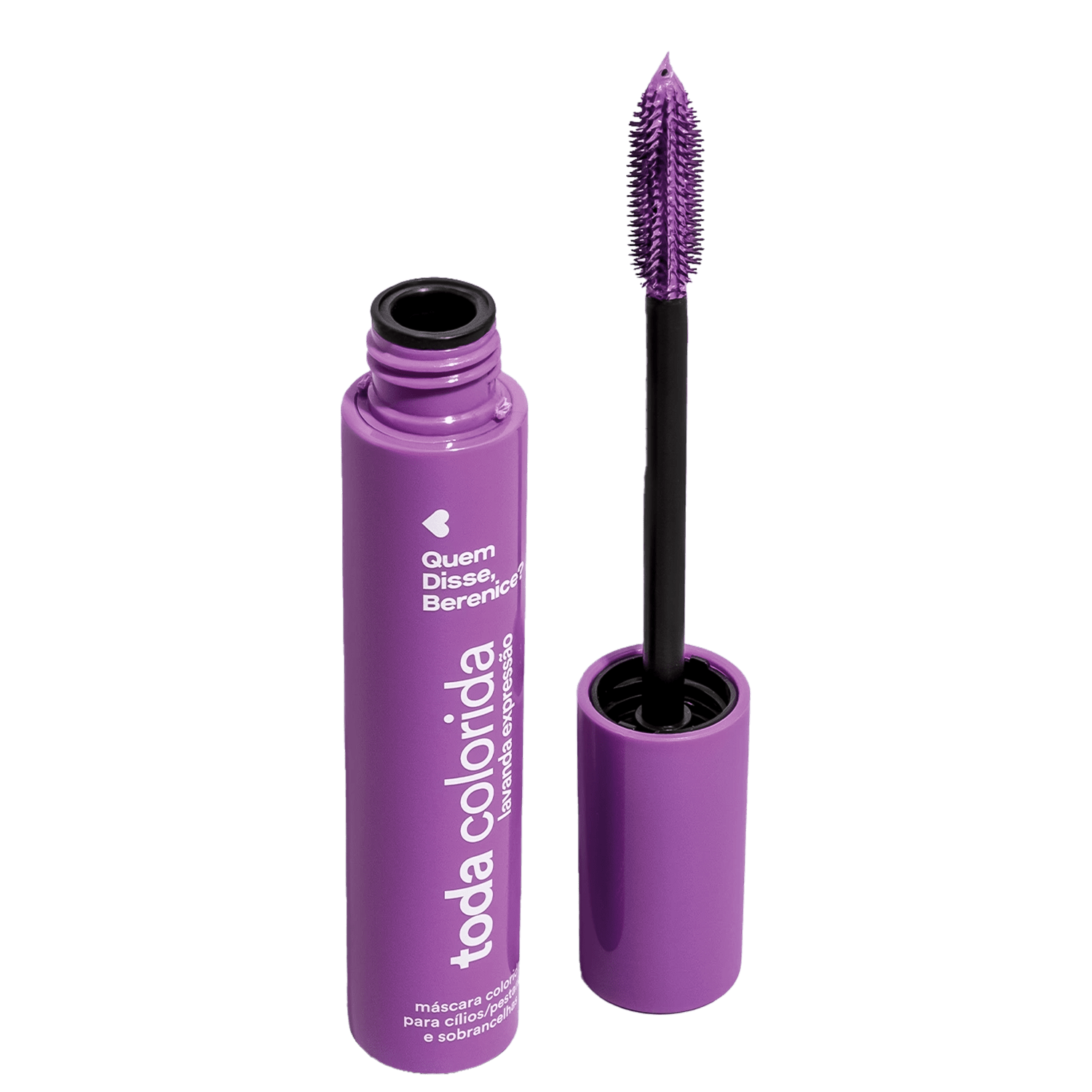 Máscara para Cílios e Sobrancelhas Quem Disse Berenice Toda Colorida Lavanda Expressão 10g
