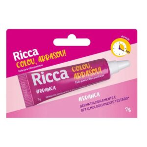 Cola para Cílios Ricca Colou, Arrasou 7g Cola para Cílios Ricca Colou, Arrasou 7g