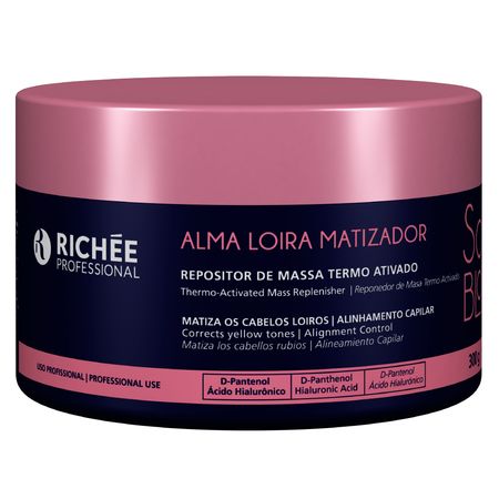 Máscara Repositora De Massa Richée Professional Soul Blond Termo Ativado