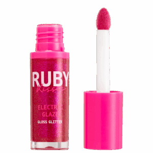Gloss Labial Ruby Kisses Eletric Glaze Fuchsia 6ml