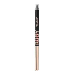 Lápis de Olho Retrátil em Gel Ruby Kisses Eye Liner Blackest Black 300mg