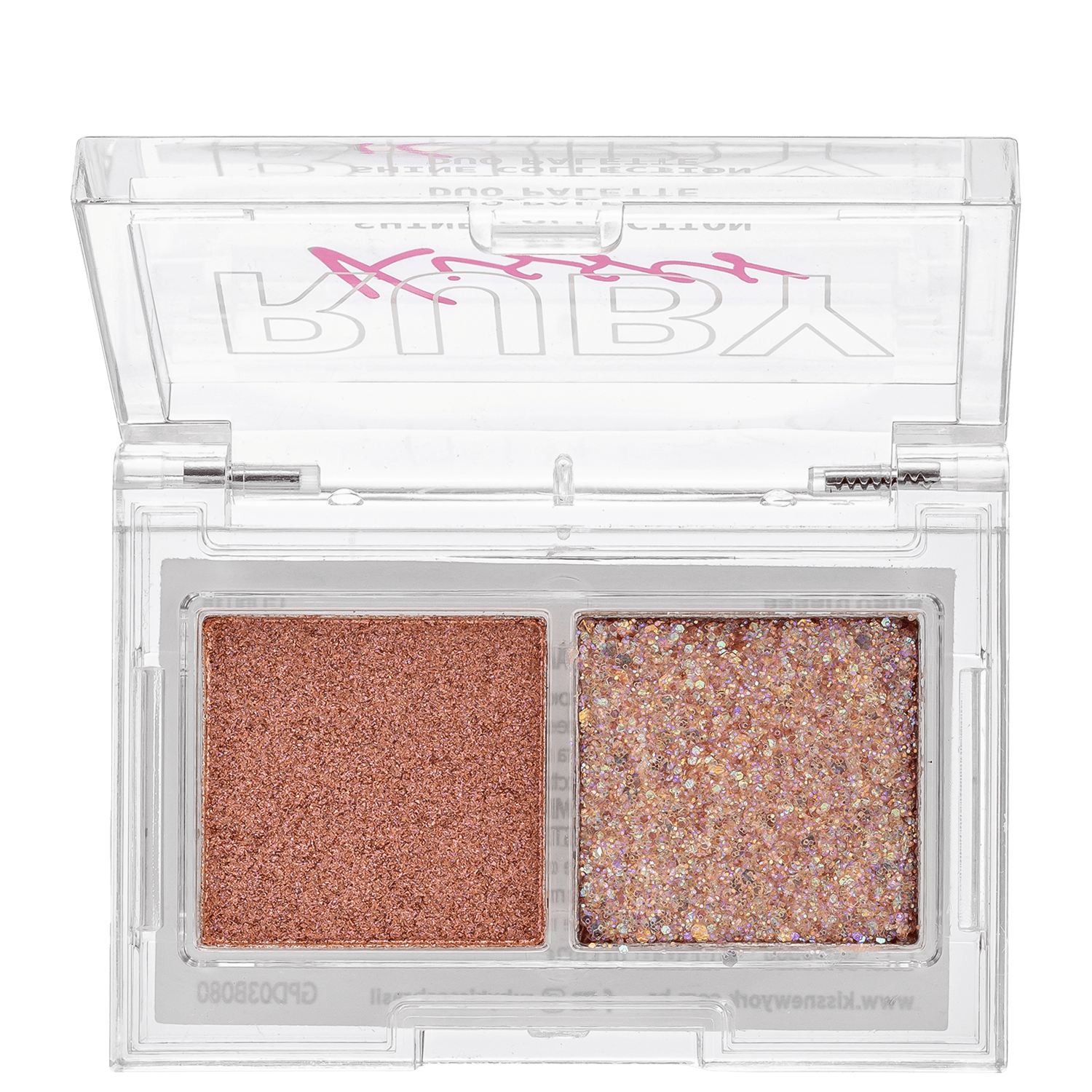 Paleta de Sombras Ruby Kisses Shine Collection Rose Gold 17,6g