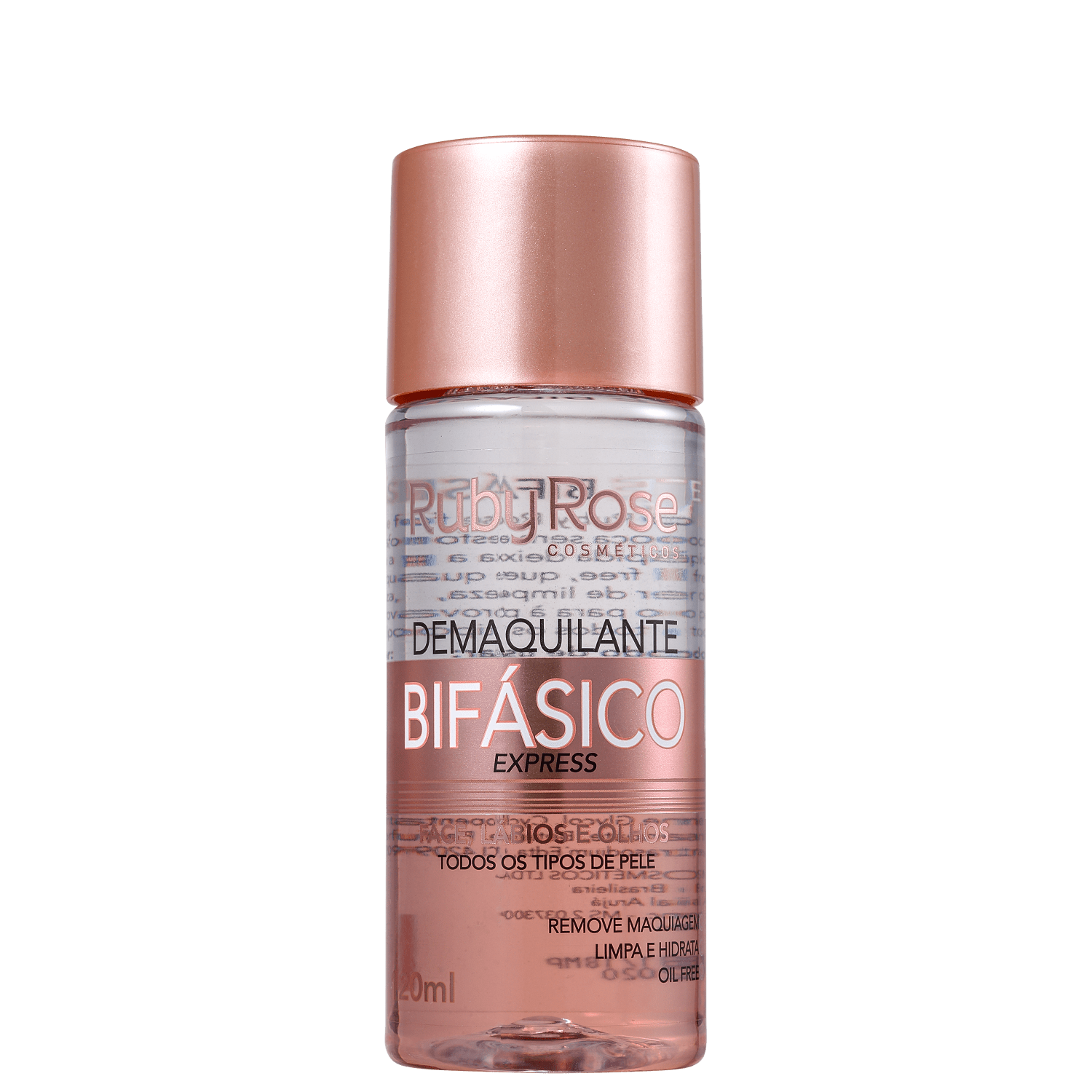 Demaquilante Bifásico Ruby Rose Express 120ml