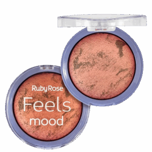 Blush Compacto Ruby Rose Feels Mood Baked 03 14g