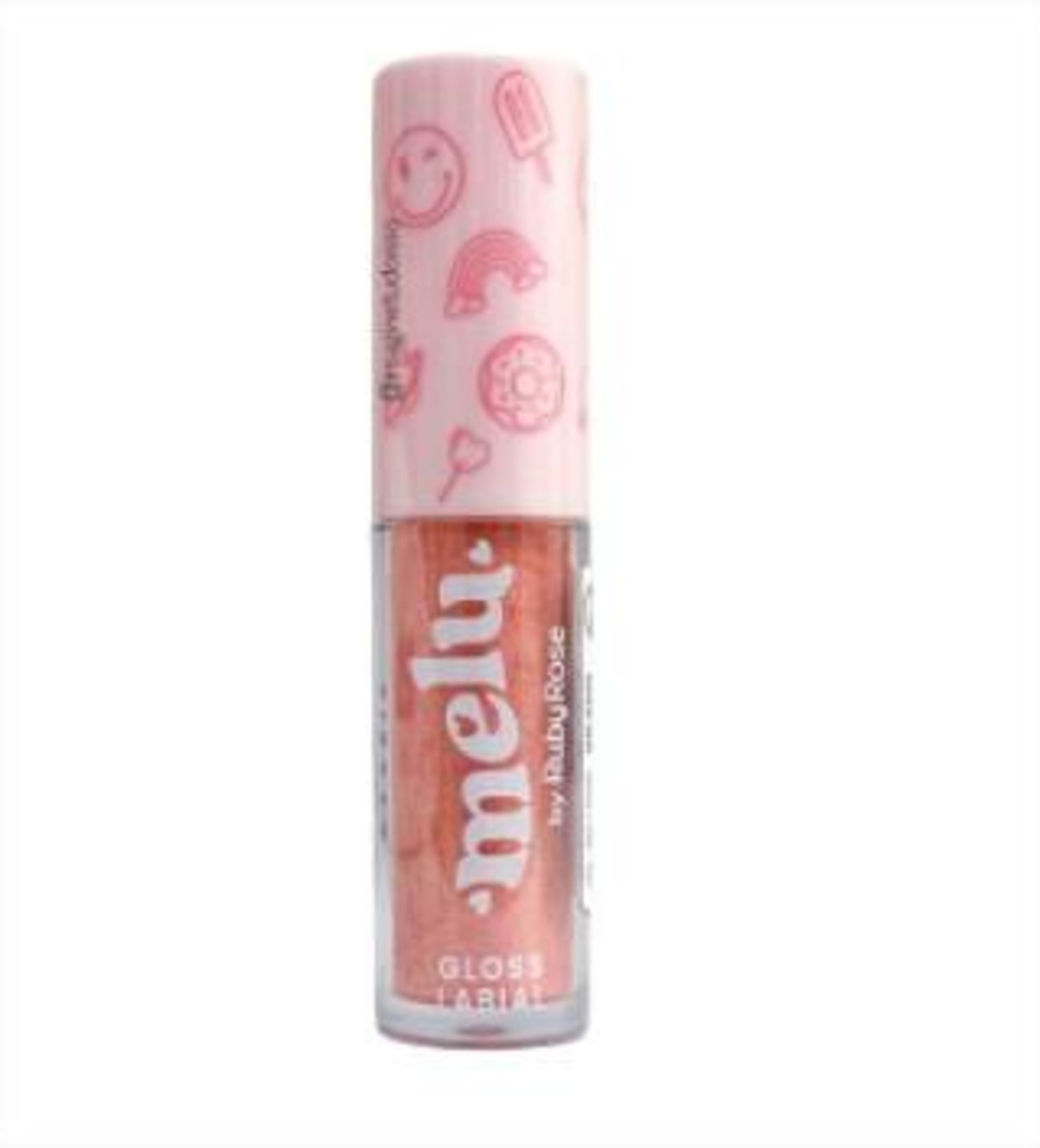 Lip Gloss Ruby Rose Melu Brilhante Papaya com Cassis 5ml