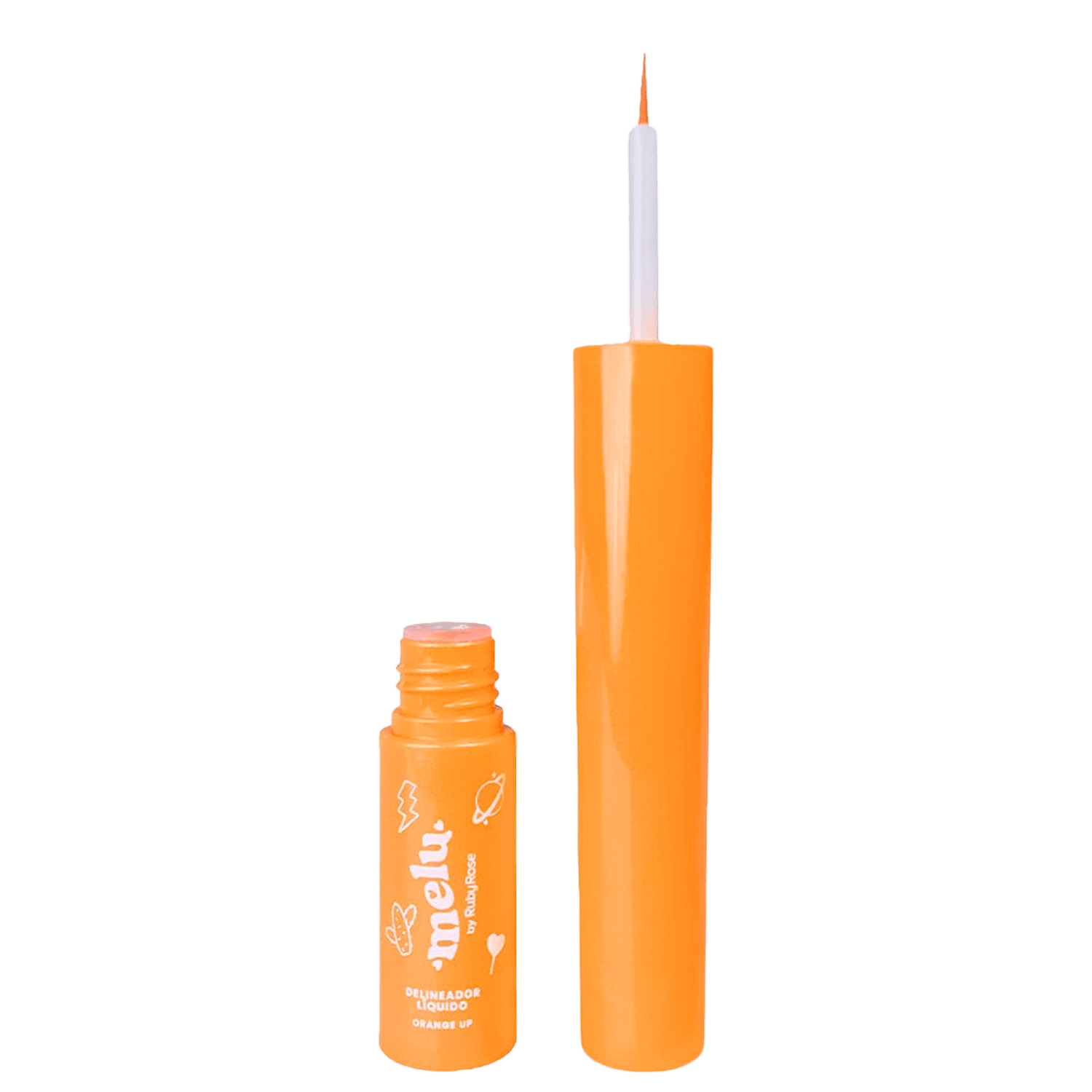 Delineador Líquido Ruby Rose Melu Orange Up 2ml