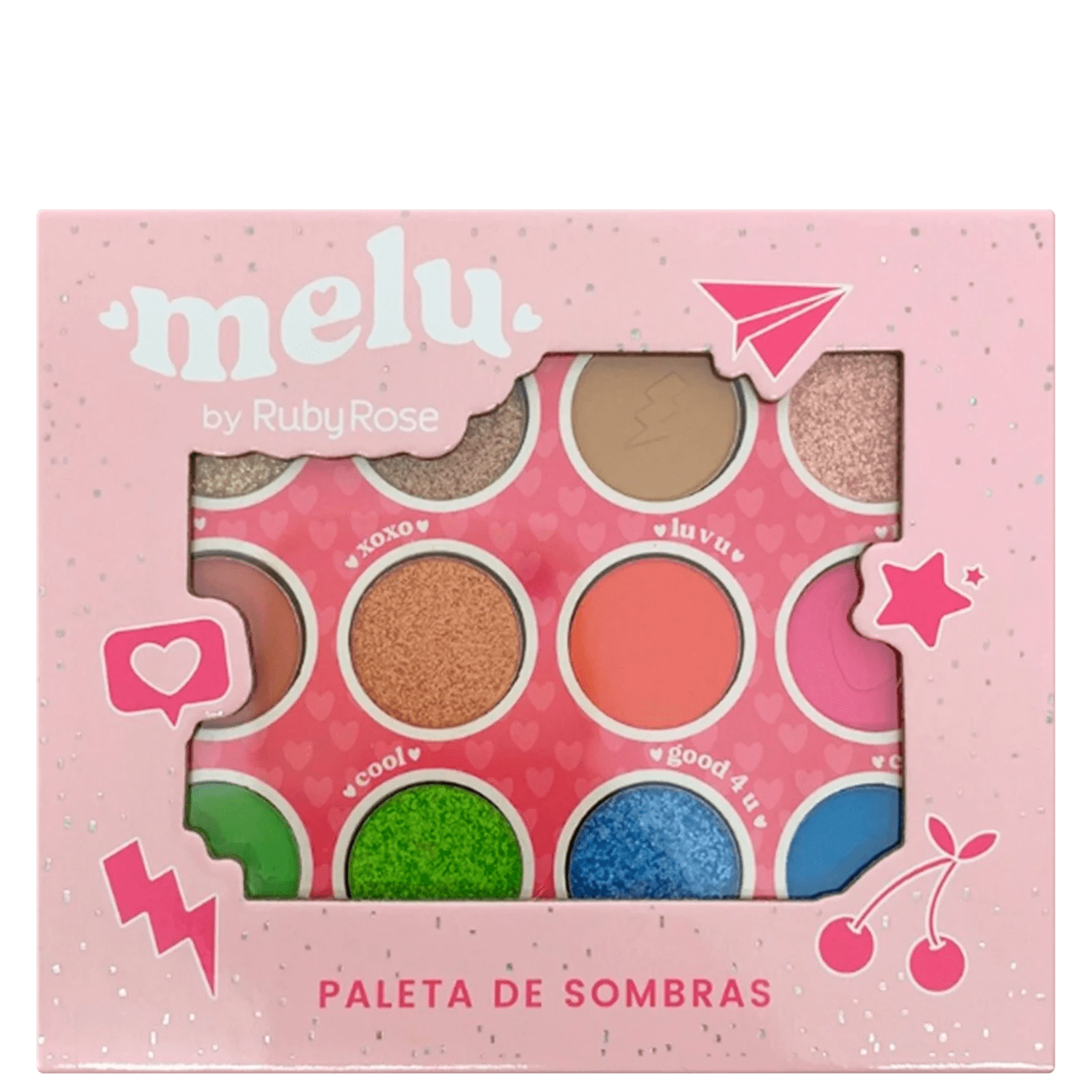 Paleta de Sombras Ruby Rose Melu