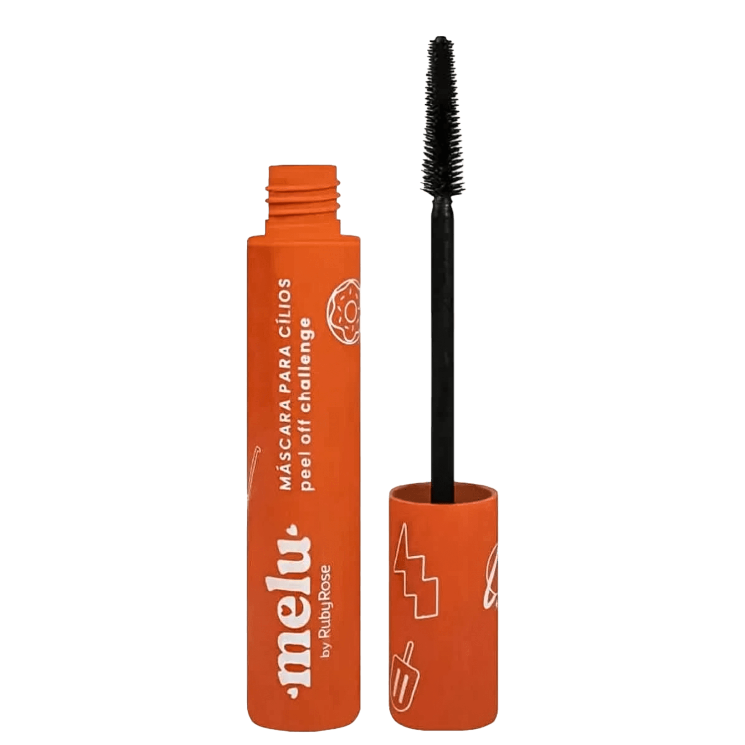 Máscara para Cílios Ruby Rose Melu Peel Off Challenge 14,5g