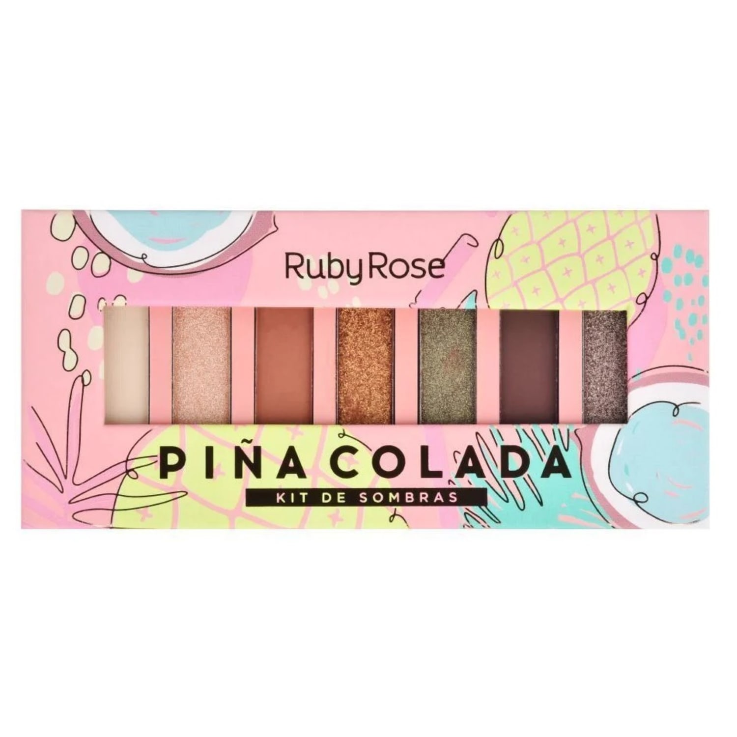 Paleta de Sombras Ruby Rose Piña Colada HB1055 9,1g