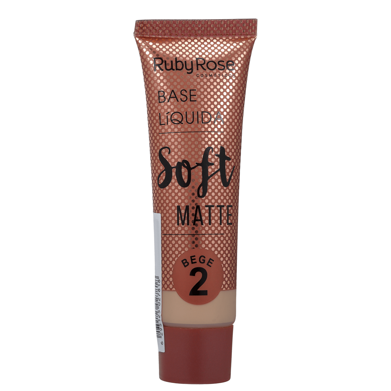 Base Líquida Ruby Rose Soft Matte 2 Bege Natural 29ml