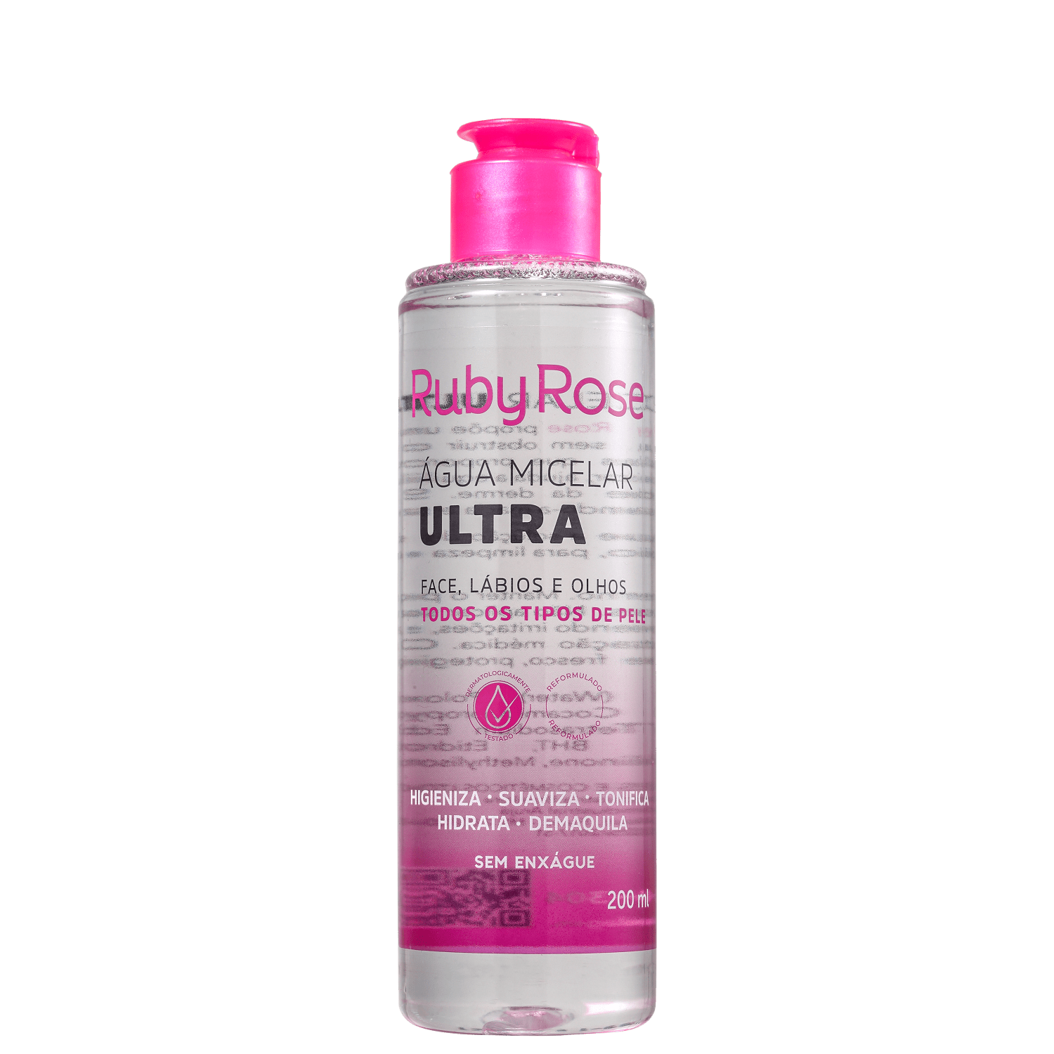 Água Micelar Ruby Rose Ultra 200ml