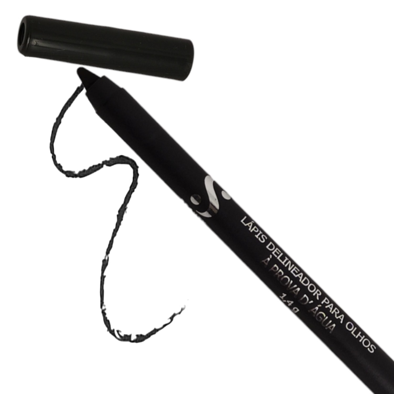 Lápis de Olho Waterproof S Beauty Preto