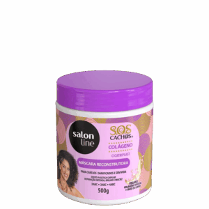 Máscara Capilar Reconstrutora Salon Line SOS Cachos Colageno Cicatriplast 500gr