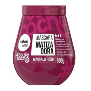 Máscara Matizadora Salon Line Todecacho Marsala Roxo 500g