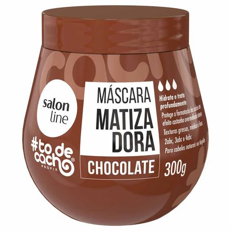 Máscara Matizadora Salon Line Todecacho Chocolate